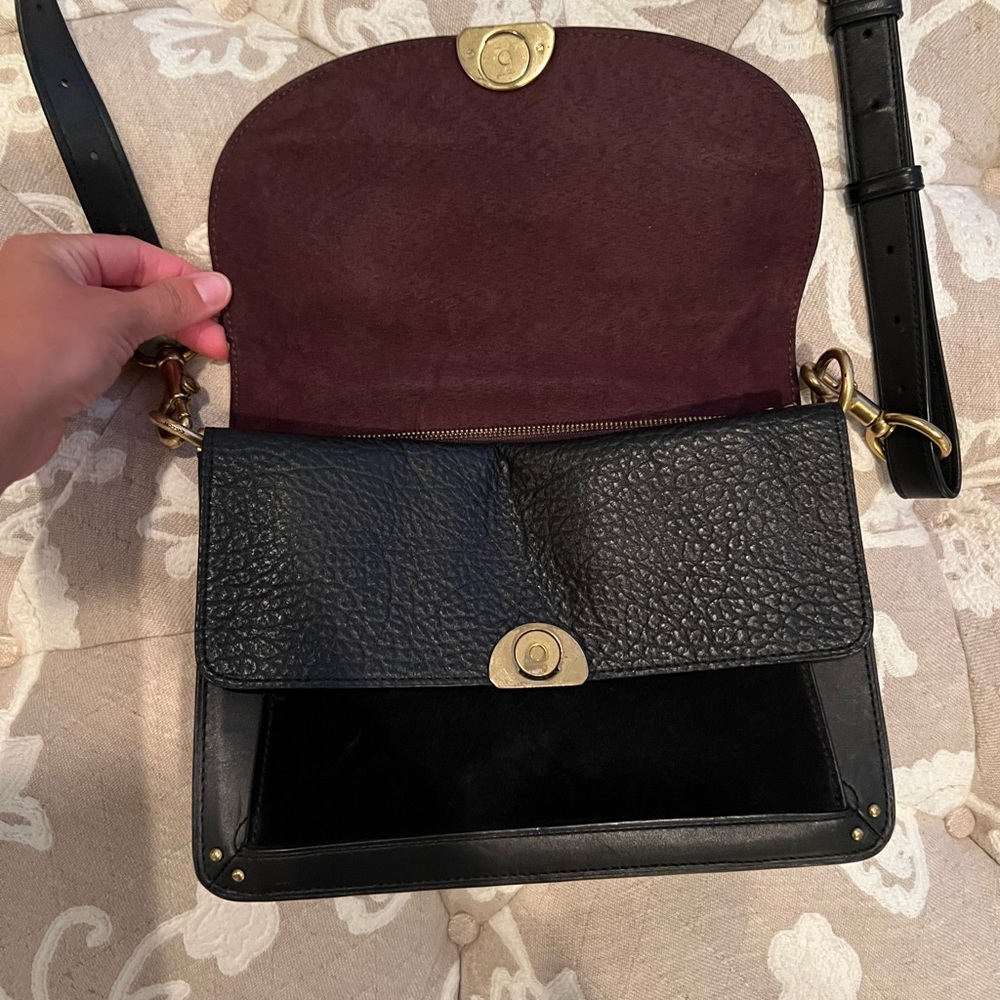 COACH crossbody leather bag